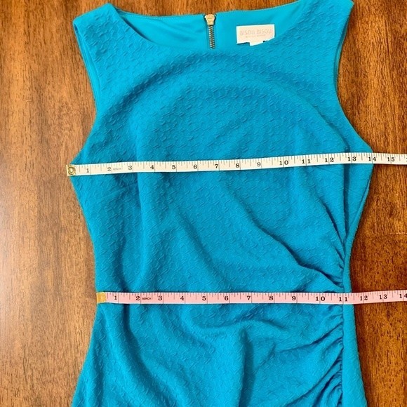 Bisou Bisou Michele Bohbot Bodycon Textured Y2K Dress 2 - Picture 12 of 15